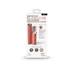 Flawless Women's Finishing Touch Face Razor - Coral