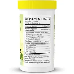 Probiotic Capsules, 10 Billion CFU grows to 100 billion CFU, Sunwarrior, 30ct