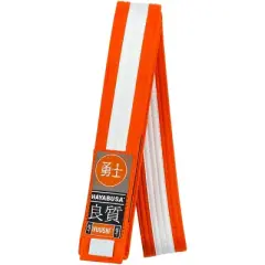 Hayabusa Youth Jiu-Jitsu Belt - Orange/White