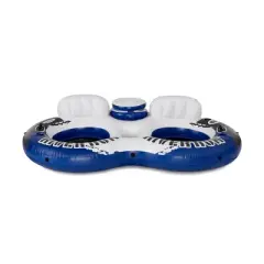 Intex River Run 2 Person  Inflatable Tube Raft Float with Cooler for Pool & Lake
