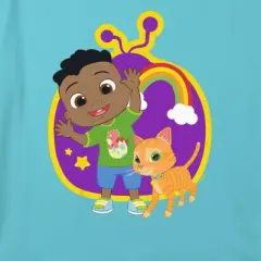 Girl's Cocomelon Cody and Pickles Crop Top T-Shirt
