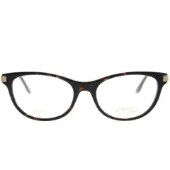 Emozioni  2IK Womens Cat-Eye Eyeglasses Havana Gold 51mm