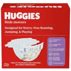 Huggies Little Movers Baby Disposable Diapers - (Select Size and Count)
