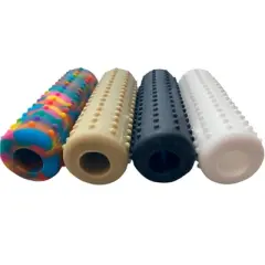 Chewigem Cactus Chewable Tube, Black, Set of 2