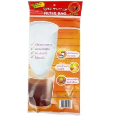 Thai Traditional Reusable Muslin Tea Coffee Filter Strainer for Making Thai Tea /Coffee