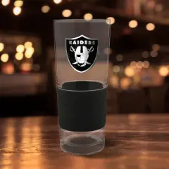 NFL Las Vegas Raiders 22oz Pilsner Glass with Silicone Grip