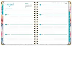 Global Printed Products Hardcover AY 2025-2026 Fashion Planner - 8.5"x11" (Watercolor Butterflies)