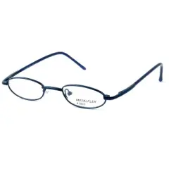Calabria Metal Flex X-Small Kids 40 mm Designer Reading Glasses 1003 in Blue