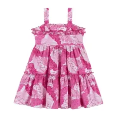 Andy & Evan  Toddler  Palm Print Dress.