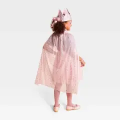 3pc Kids' Elevated Princess Costume Apparel Kit with Crown Pink - Hyde and EEK! Boutique&trade;