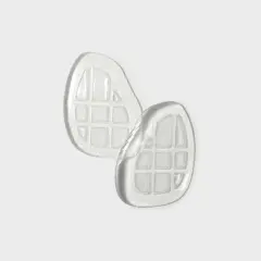 Fab Feet Women's by Foot Petals Ball of Foot Air Gel Cushions Clear - 1 pair: Urethane Shoe Accessories