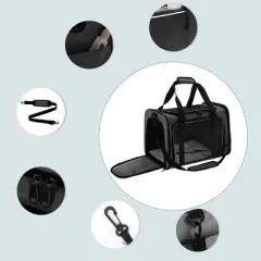 Unique Bargains Puppy Carrier for Medium Small Cats Dogs 1 Pc