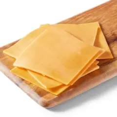 Pasteurized Process Yellow American Cheese - price per lb - 0.4-0.7lbs - Market Pantry&trade;