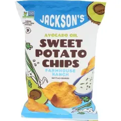 Jackson's Farmhouse Ranch Sweet Potato Chips - Case of 12 - 5 oz