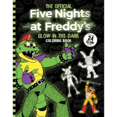 Five Nights at Freddy's Glow in the Dark Coloring Book - by  Scott Cawthon (Paperback)