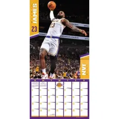 NBA 2026 Dunks 12"x12" Wall Calendar