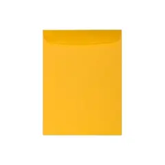 JAM Paper Specialty Envelope 9" x 12" Sunflower Yellow 50/Pack (212816063i)