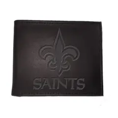 Evergreen Leather New Orleans Saints Bi-fold Wallet