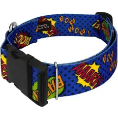 Country Brook Petz HossFit Jr Wide Deluxe Dog Collar - Geek Chic Collection