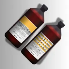 Davines NaturalTech Nourishing Shampoo - (33.8 oz) & Davines Nourishing Vegetarian Miracle Mask - (33.8 oz) LITER DUO SET