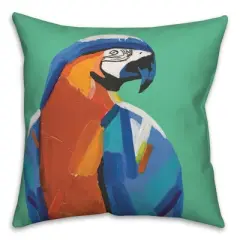 Creative Products Red Farmhouse Plaid 16x16 Indoor / Outdoor Pillow