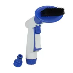 Pool Central Swimming Pool Filter Cleaning Spray Brush Head 8" - Blue/White