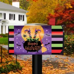 Briarwood Lane Mailbox Cover  - Standard Size - Witch Feet Halloween For Halloween Mailbox Cover