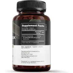 Sunergetic Premium Annatto Tocotrienol Supplement-with DeltaGold Vitamin E 300 mg-Supports Liver, Immune & Heart Health