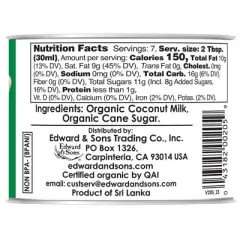 Let's Do Organic Condensed Coconut Milk 7.4oz