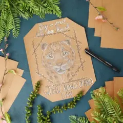 Sustainable Greetings 96 Sheets Brown Kraft Paper Cardstock, 176gsm (8.5 x 11 In) for Crafts, Wedding, Party Invitations, Drawing, DIY