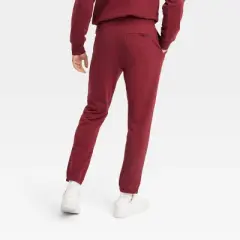 Houston White Adult Mid-Rise Logo Jogger Pants - Red