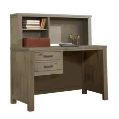 Highlands Desk with Hutch Driftwood - Hillsdale Furniture