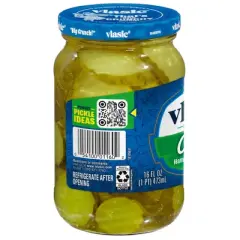 Vlasic Ovals Hamburger Dill Chips - 16 fl oz