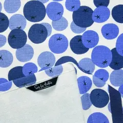 Sur La Table Kitchen Essentials 4pk 16"x28" Fresh Blueberries Fruit Kitchen Towels Blue/White: 100% Cotton, Woven, Machine Washable