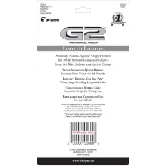 Pilot 5pk G2 Mineral Art Collection Gel Pens Fine Point 0.7mm Multicolored Inks