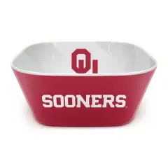 NCAA Oklahoma Sooners Serving Bowl: Melamine Rounded Square Tableware