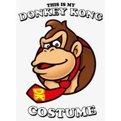 Women's Nintendo This is my Donkey Kong Costume T-Shirt