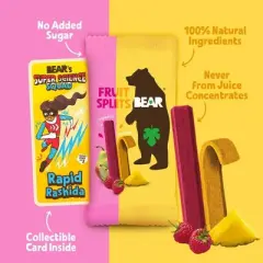 BEAR Raspberry Pineapple Fruit Splits - 3.5oz