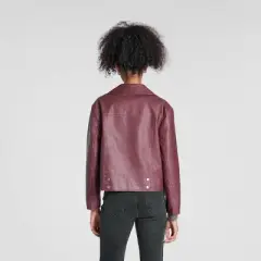 Women's Faux Leather Biker Jacket - Wild Fable&trade;