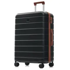 Whisen 3-Piece ABS Luggage Set with 20", 24", 28" Spinner Suitcases, TSA Locks, Telescopic Handles