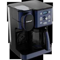 Cuisinart SS-16 Coffee Center 2-in-1 Coffeemaker and Single Serve Combo Brewer, Navy Blue
