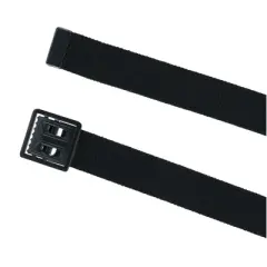 CTM Men's Big & Tall Military Grade Belt with Open Face Buckle