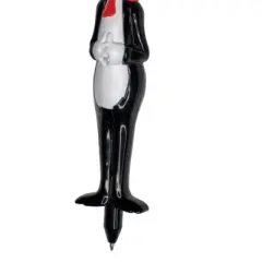 Super Detailed 3D Cat Hat Pen - Whimsical Design, Black Ink (8.25 Inch)