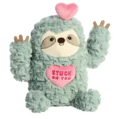 Aurora Val Sayings 10" Stuck On You Sloth Green Stuffed Animal