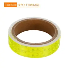 Unique Bargains High Visibility Adhesive Warning Safety Reflective Tape