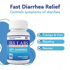 Anti-Diarrheal Loperamide HCl 2 mg Caplets 96ct