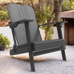 Moda Furnishings Wood Outdoor Adirondack Chair
