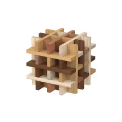 MindWare KEVA Design Woods 200 Premium Wooden Building Block Set - 200 Blocks