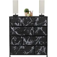 Sorbus Drawer Dresser for Teen Kid's Bedroom Black