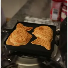 CookKing Taiyaki Japanese Fish-shaped Pancake Double Pan